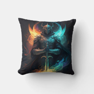 Elfen-Magie: Ritter mit verzaubertem Schwert Kissen