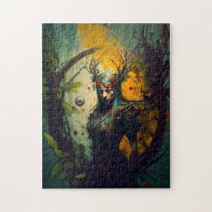 Elfen-Ranger-Fantasy-Puzzle D&D-Geschenk Puzzle