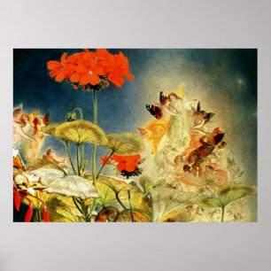 Elfen und Fairies, ein Sommernachtstraum Poster