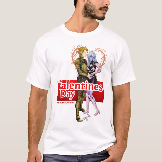 Elfen - Valentine's Day T-Shirt (Vorderseite)