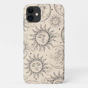 Elfenbein Creme Magie Vintage Himmelszelt Sonne Mo Case-Mate iPhone Hülle