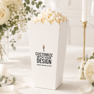 Elfenbein-Hochzeit individuell personalisierte Pop Geschenkschachtel