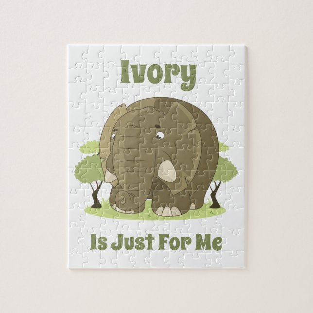 Elfenbein ist nur für mich Puzzle (Vertikal)