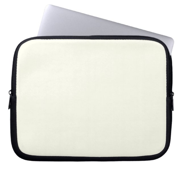 Elfenbein Laptopschutzhülle (Vorderseite)
