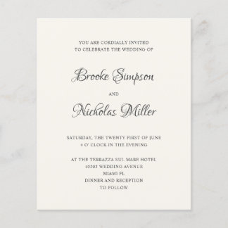 ELFENBEIN | Niedrige Kosten Einfache Elegante Mini