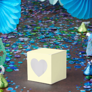 Elfenbein- oder Cremherz-Liebesboxen für Party-Ges Geschenkschachtel