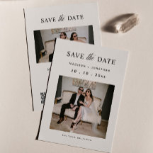 Elfenbein & Schwarze Hochzeit im Standesamt - Save