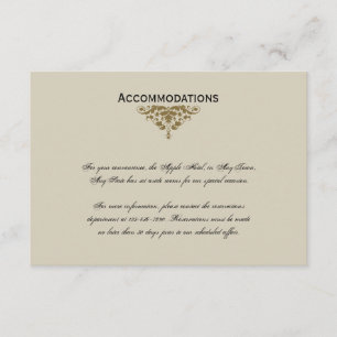 Elfenbein-Schwarzes und Begleitkarte