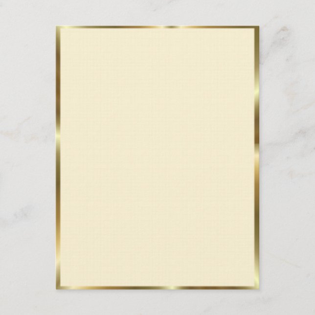 Elfenbein und Goldtrimm (Vorderseite)