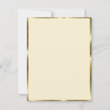 Elfenbein und Goldtrimm