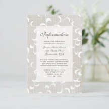 Elfenbein & Weiß Spitze Hochzeit