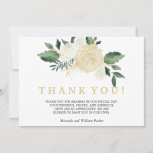 Elfenbeinblume Rose Bouquet Hochzeit Danke Foto