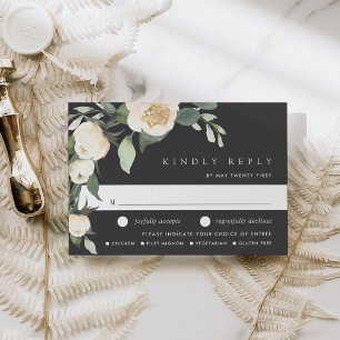 Elfenbeinblütenfarbe Blumenkohl Wahl RSVP Karte