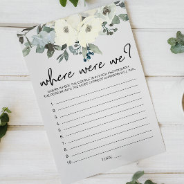 Elfenbeinblütenspiel wo wir waren flyer