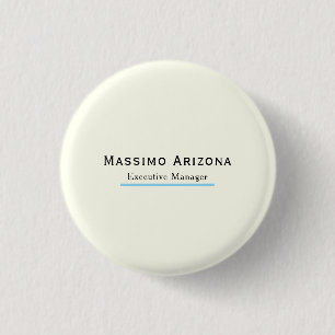 Elfenbeinfarbene moderne minimalistische button