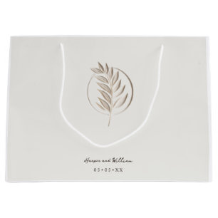 Elfenbeinhochzeit Große Geschenktüte