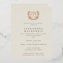 Elfenbeinjordeskala+Laurel Wreath Graduation Party