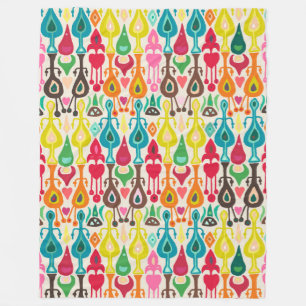 Elfenbeinkikat Fleecedecke