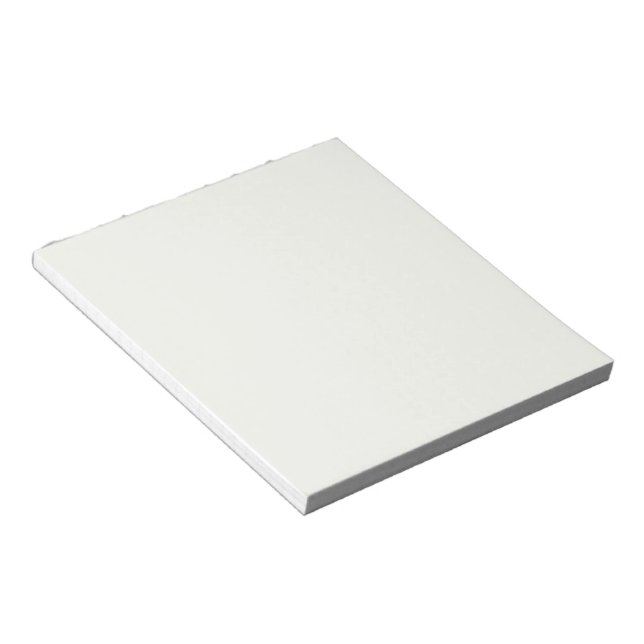 Elfenbeinküche 5.5 x 6 Notepad mit sauberem, moder Notizblock (angewinkelt)