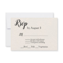 Elfenbeinküche - RSVP mit Menüauswahl