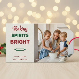 Elfenbeinküche Spirituosen Helles Foto Weihnachts- Geschenkanhänger