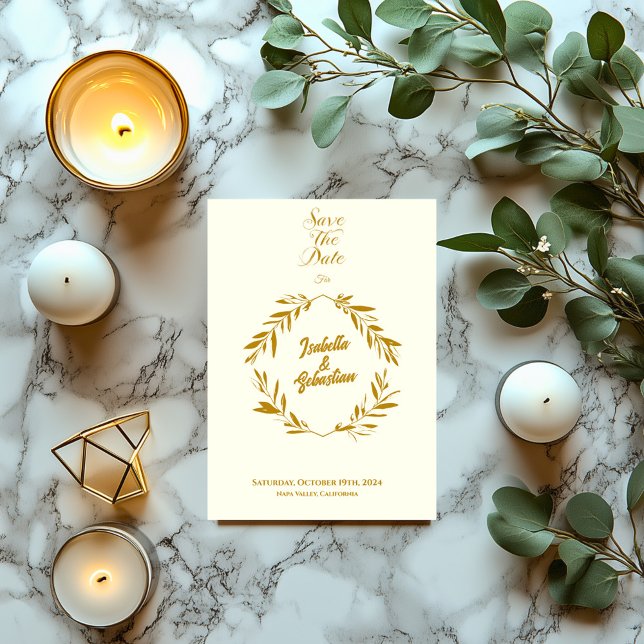 Elfenbeinkühe und dunkle Golddiamanten Save the Da Einladung (Von Creator hochgeladen)