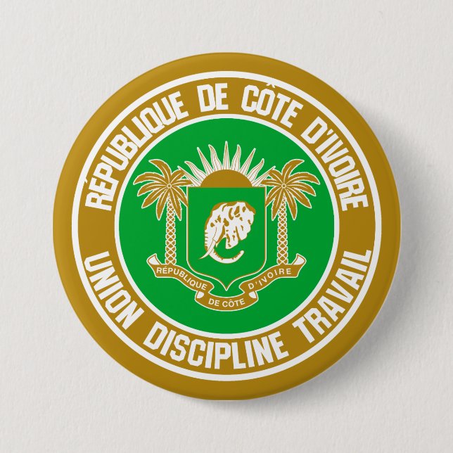 Elfenbeinküste Button (Vorderseite)