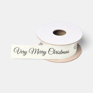 Elfenbeinküste Frohe Weihnachtsfeiertage Satinband