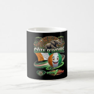 Elfenbeinküste-GBall Kaffeetasse