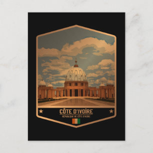 Elfenbeinküste Postkarte