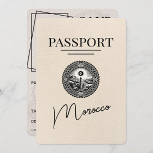 Elfenbeinküste - Reisepass Save the Date