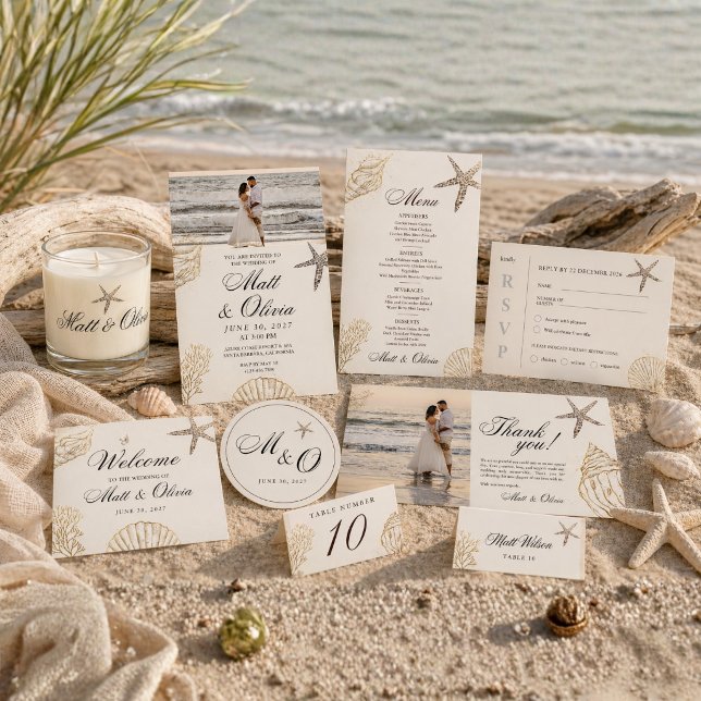 Elfenbeinküste Strandhochzeit RSVP Karte Editierba (Von Creator hochgeladen)
