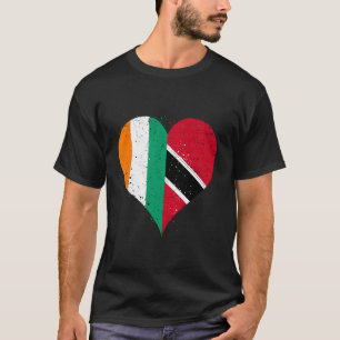 Elfenbeinküste Trinidad und Tobago Flagge für Ivor T-Shirt