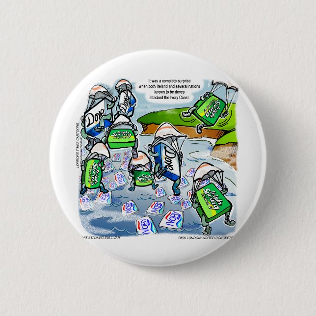 Elfenbeinküste Überraschung Funny Gifts T-Shirts & Button (Vorderseite)