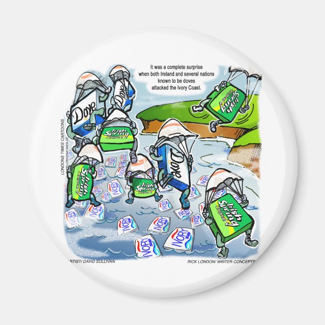 Elfenbeinküste Überraschung Funny Gifts T-Shirts & Magnet (Vorne)