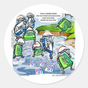 Elfenbeinküste Überraschung Funny Gifts T-Shirts & Runder Aufkleber