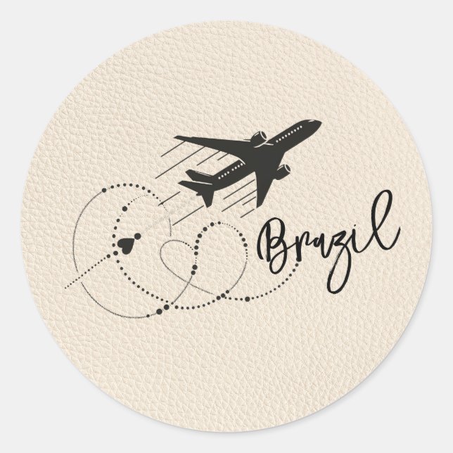 Elfenbeinpass Runder Aufkleber (Vorderseite)