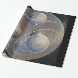 Elfenbeinplaneten Geschenkpapier