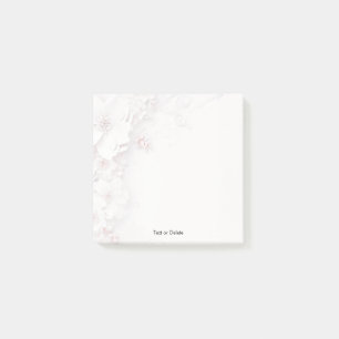 Elfenbeinrot Rosa Blumenstrauß Post it Notes Post-it Klebezettel