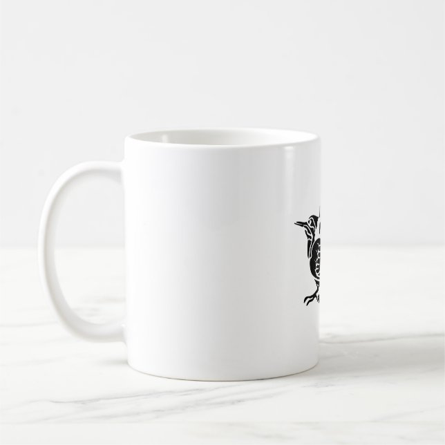Elfenbeinspecht Kaffeetasse (Links)