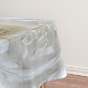 Elfenbeinweiß Tischdecke