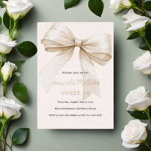 Elfenbogen rose gold Sweet 16 Luxus Folieneinladung