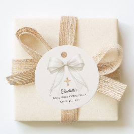 Elfenbogenperlen Erstkommunion zum Selbermachen Geschenkanhänger