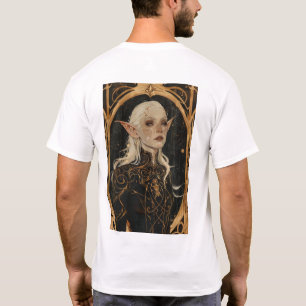 Elfenfrauportrait Fantasy-T - Shirt