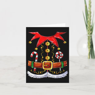 Elfenkostüm Weihnachtselfen Jungen Mädchen Lustige Karte