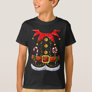 Elfenkostüm Weihnachtselfen Jungen Mädchen Lustige T-Shirt