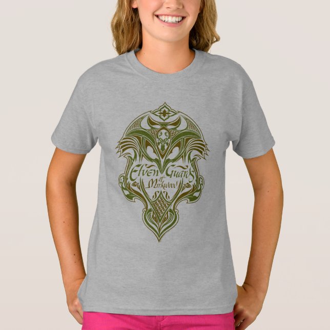 Elfenwächter des Mirkwood Shield Icon T-Shirt (Vorderseite)