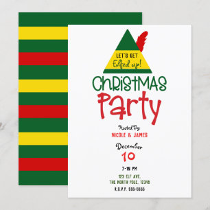 Elfgenervte Weihnachtself-Feierparty Einladung