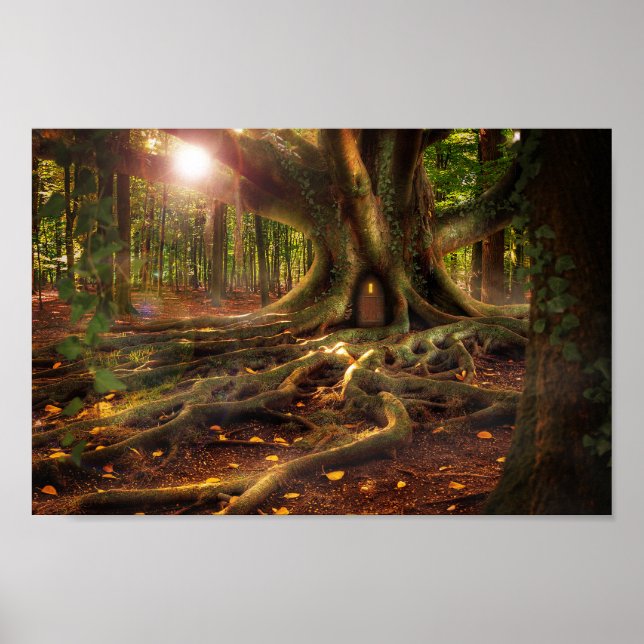 Elfin-Baumposter Poster (Vorne)