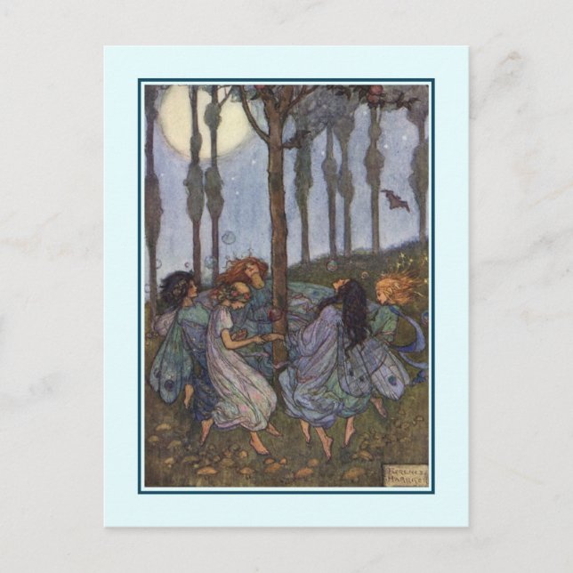 'Elfin Dance' Postkarte (Vorderseite)